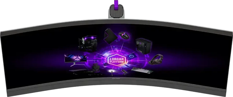 LORGAR Gaming Monitorius Pro 34MP1 34in UWQHD Mini-LED 180Hz Pilkas