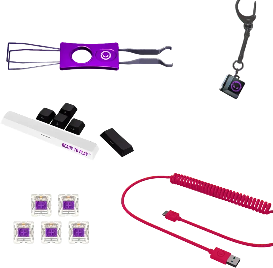 LORGAR KBP70TKLW, Wireless TKL Mechaninė klaviatūra žaidimams Pro, Juodas/red, EN išdėstymas
