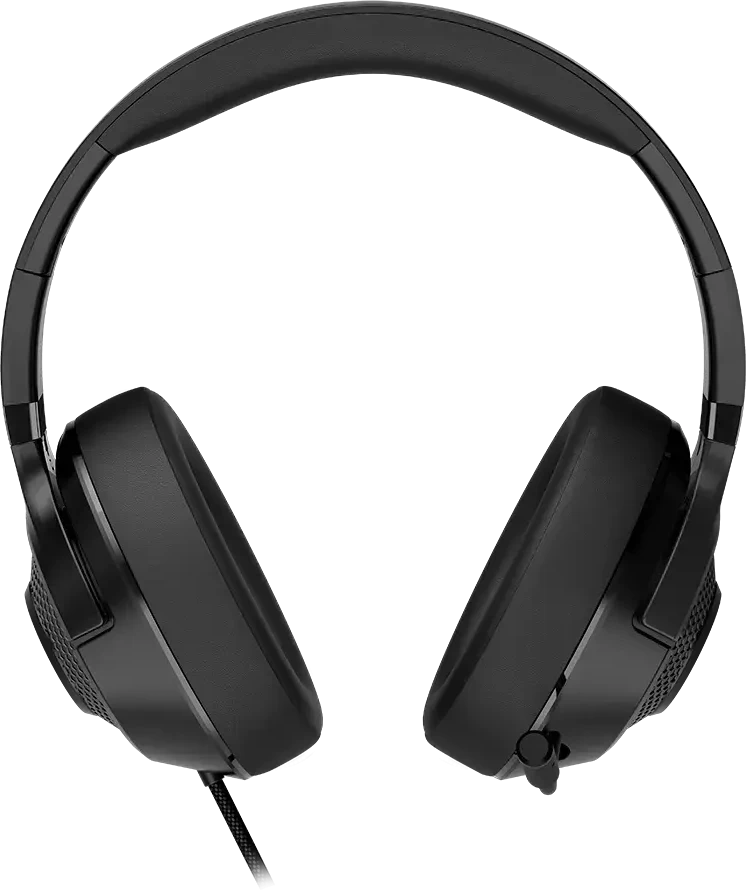 LORGAR Noah 101, Žaidimų ausinės su mikrofonu, 3.5mm jack connection, kabelio ilgis 2m, sulankstomos design, PU leather ear pads, size: 185*195*80mm, 0.245kg, juodas
