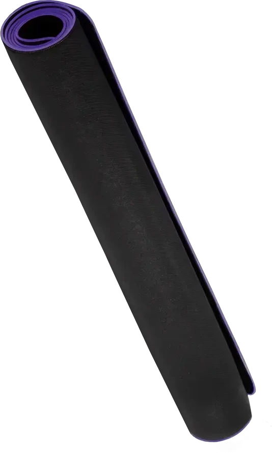 LORGAR RX1FM, pažengusi lenktynių simuliavimo grindų danga, dygsniuotas kraštas, 1 700 x 700 x 3 mm, Juoda/violetinė