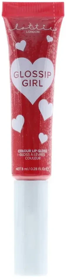 Lottie London Gossip Girl Full Coverage Lūpų blizgis Aces, 8 ml