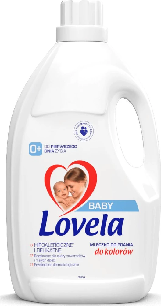 Lovela Hipoalerginį pieną, skirtą skalbti kūdikių ir kūdikių drabužius į 2.9l spalvų
