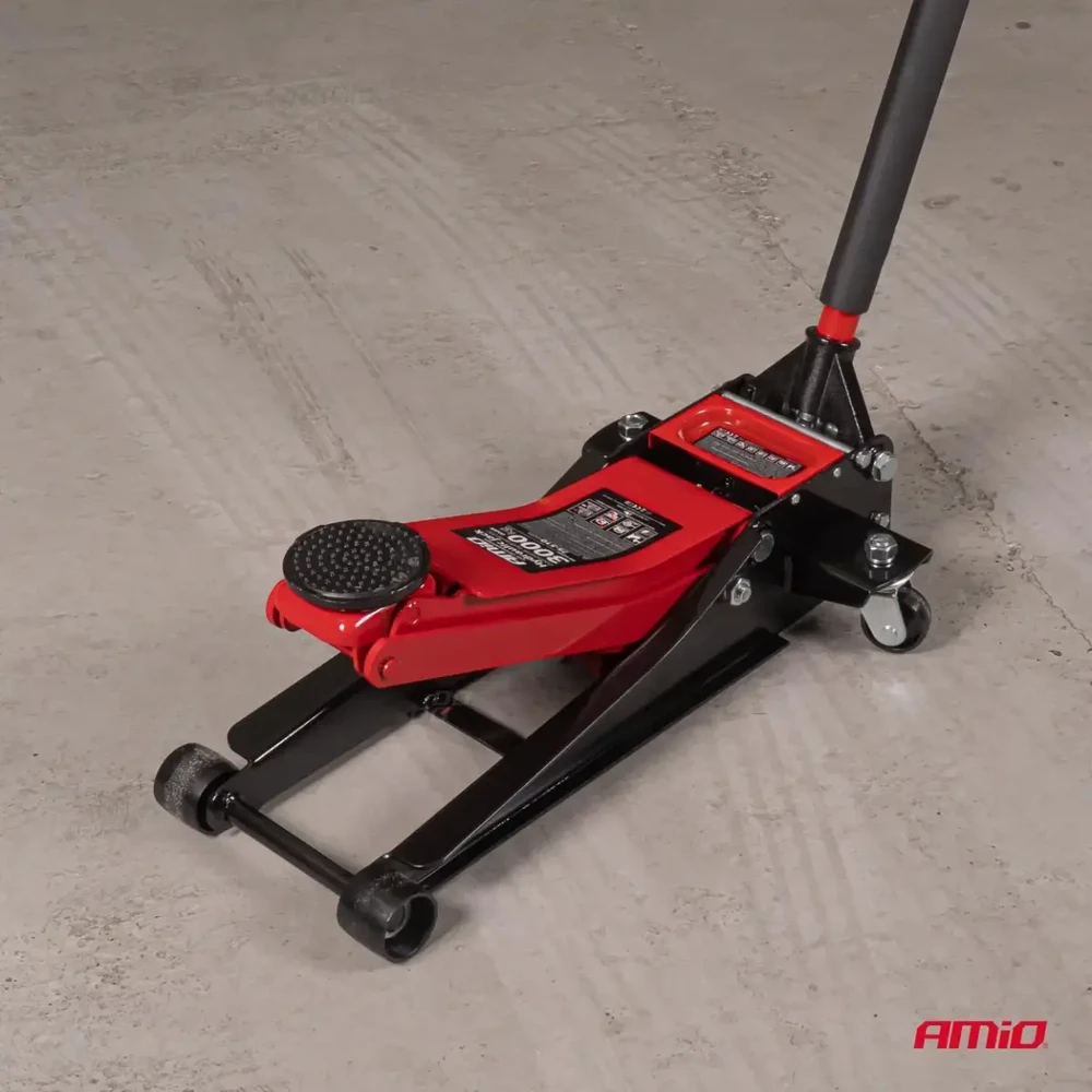 Žemo profilio hidraulinis keltuvas 3000 kg, 75–510 mm, CE, AMIO-04215