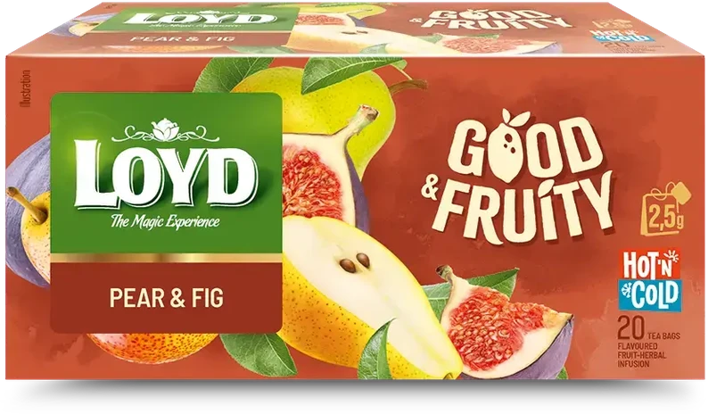 Loyd LOYD Arbata karštam ir šaltam gėrimui kriaušė & figa 20x2,5g