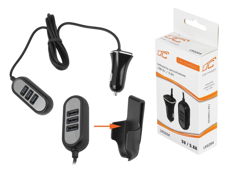 LTC LXG264 4x USB-A 5,8 A įkroviklis (LXG264)
