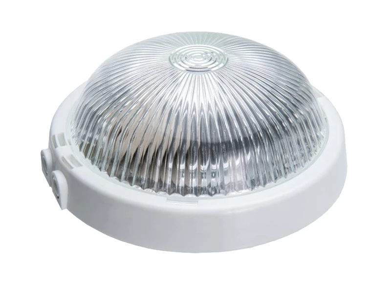 Lubinis šviestuvas Orno 7070T-ALFA/PL, šviestuvas, 75 W, E27, IP44, IK10, skaidrus polikarbonato gaubtas