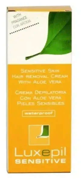 Luxepil Sensitive Classic depiliacinis kremas + mentelė 150ml