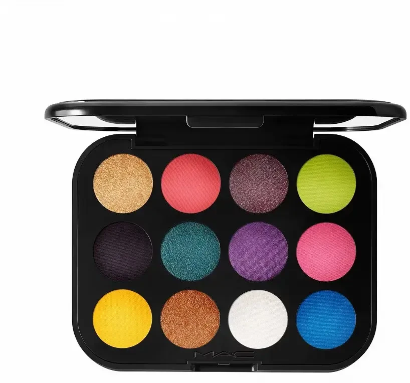 „MAC Connect In Colour“ akių šešėlių paletė „Hi-Fi Colour“ 12 atspalvių 12,2 g