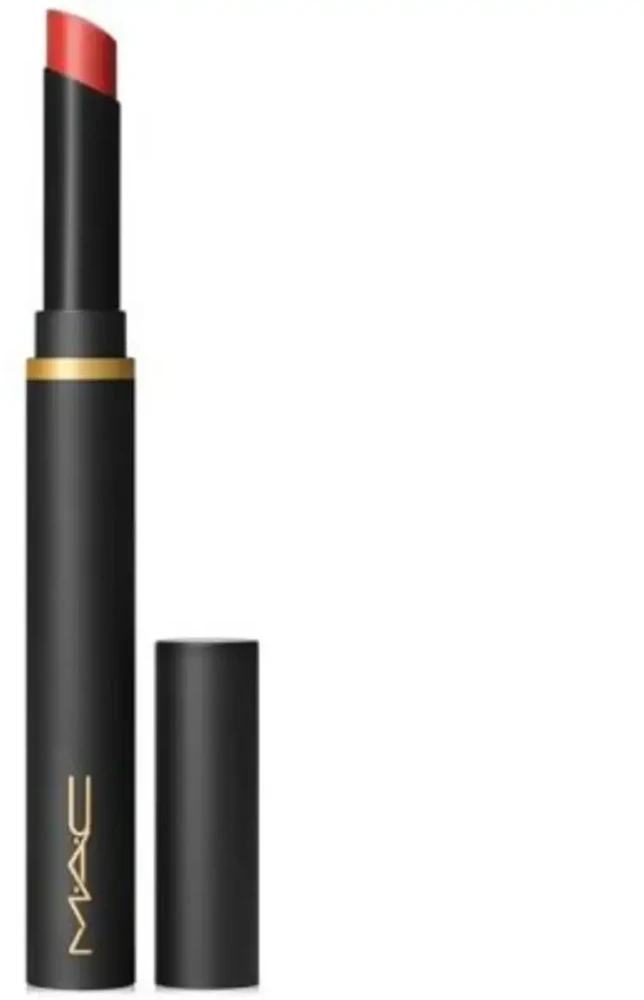Lūpų dažai MAC Powder Kiss Velvet Blur Slim Stick, 2 g. | spalva: 878 Dubonnet Buzz