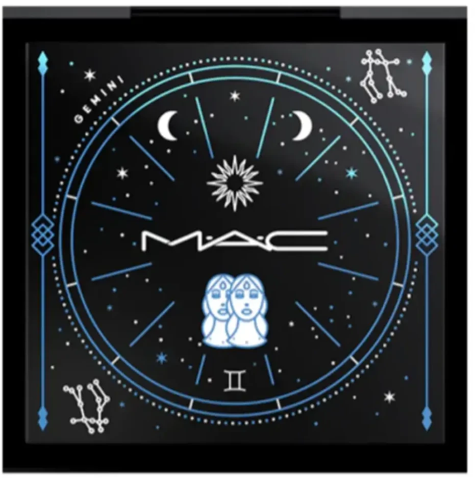 MAC Pro Colour tuščia plastikinė makiažo paletė Gemini su 4 skylutėmis