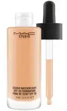 MAC, Studio Waterweight, vitaminas E, ilgai išliekantis, skystas makiažo pagrindas, NC45, SPF 30, 30 ml