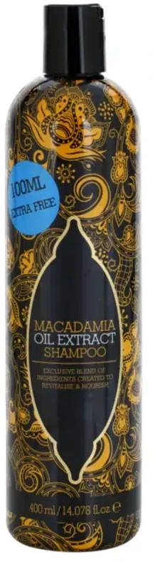 Šampūnas švelniai valo ir gaivina pažeistus plaukus Xpel Macadamia Oil Extract 400ml