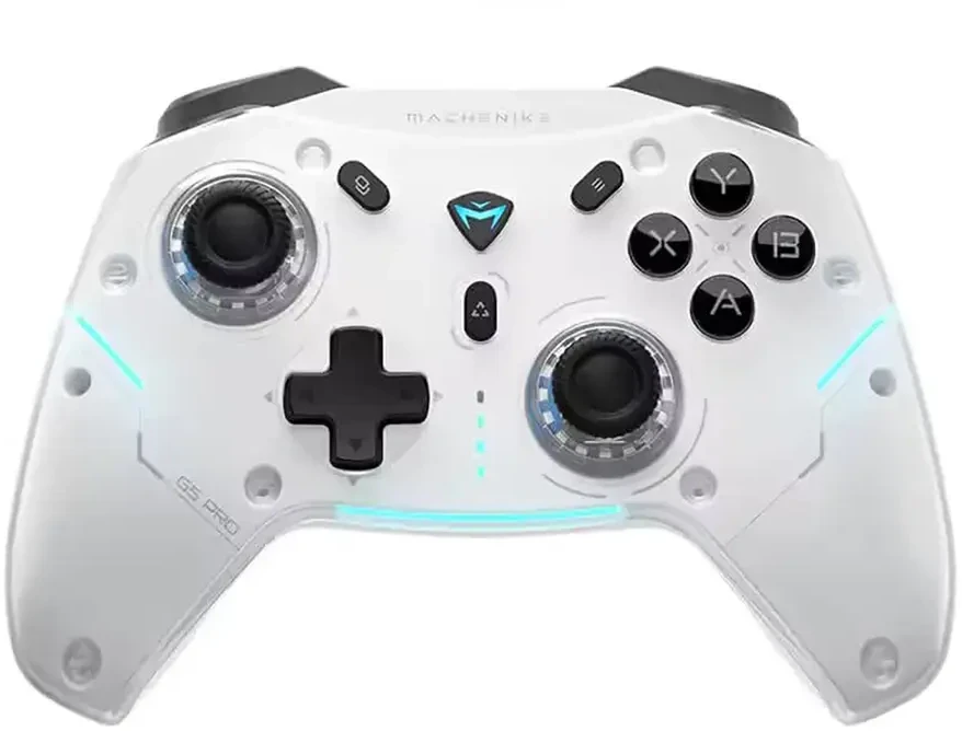 Machenike G5Pro Max belaidis žaidimų valdiklis su įkrovimo stotele - Baltos