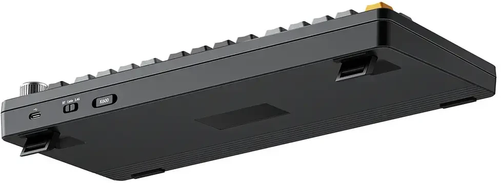 Machenike K600-B82W Belaidė mechaninė su pašvietimu Klaviatūra žaidimams GR Sidabrinis Switch - Juodas