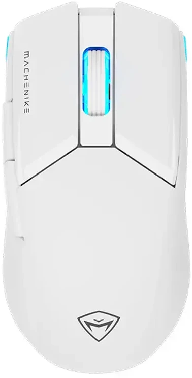 Machenike M7 Pro belaidė žaidimų pelė – balta