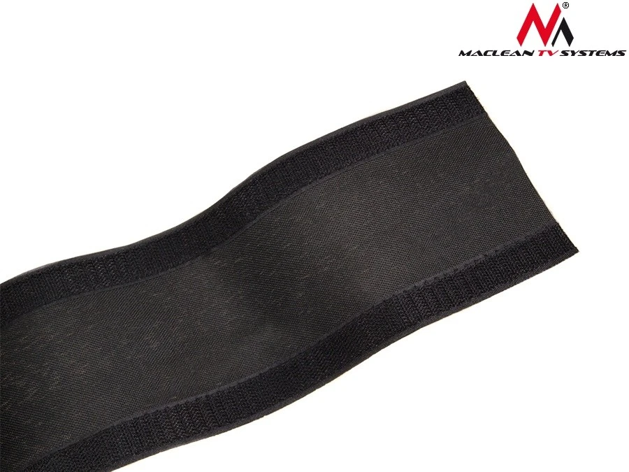MACLEAN MCTV-677 B Maclean MCTV-677 B Juodas Velcro Kabelis Kojinės Kabelių Organizatorius 2m 105mm