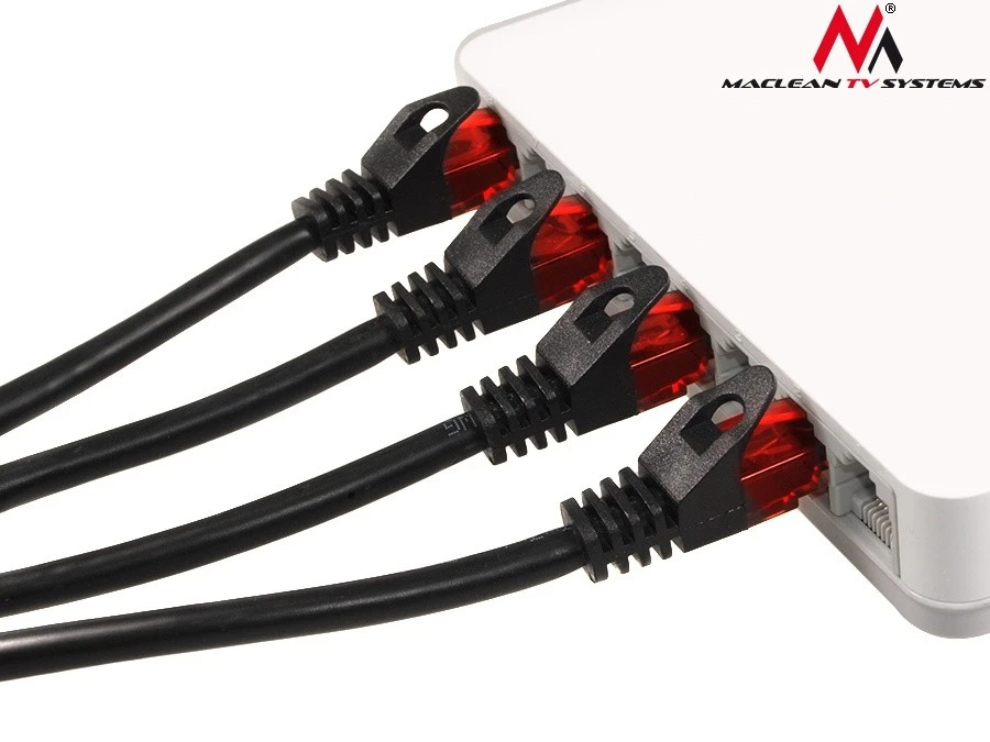 MACLEAN MCTV-742 Maclean MCTV-742 Patchcord UTP cat6 Kabelio kištukas-kištukas 3m juodas