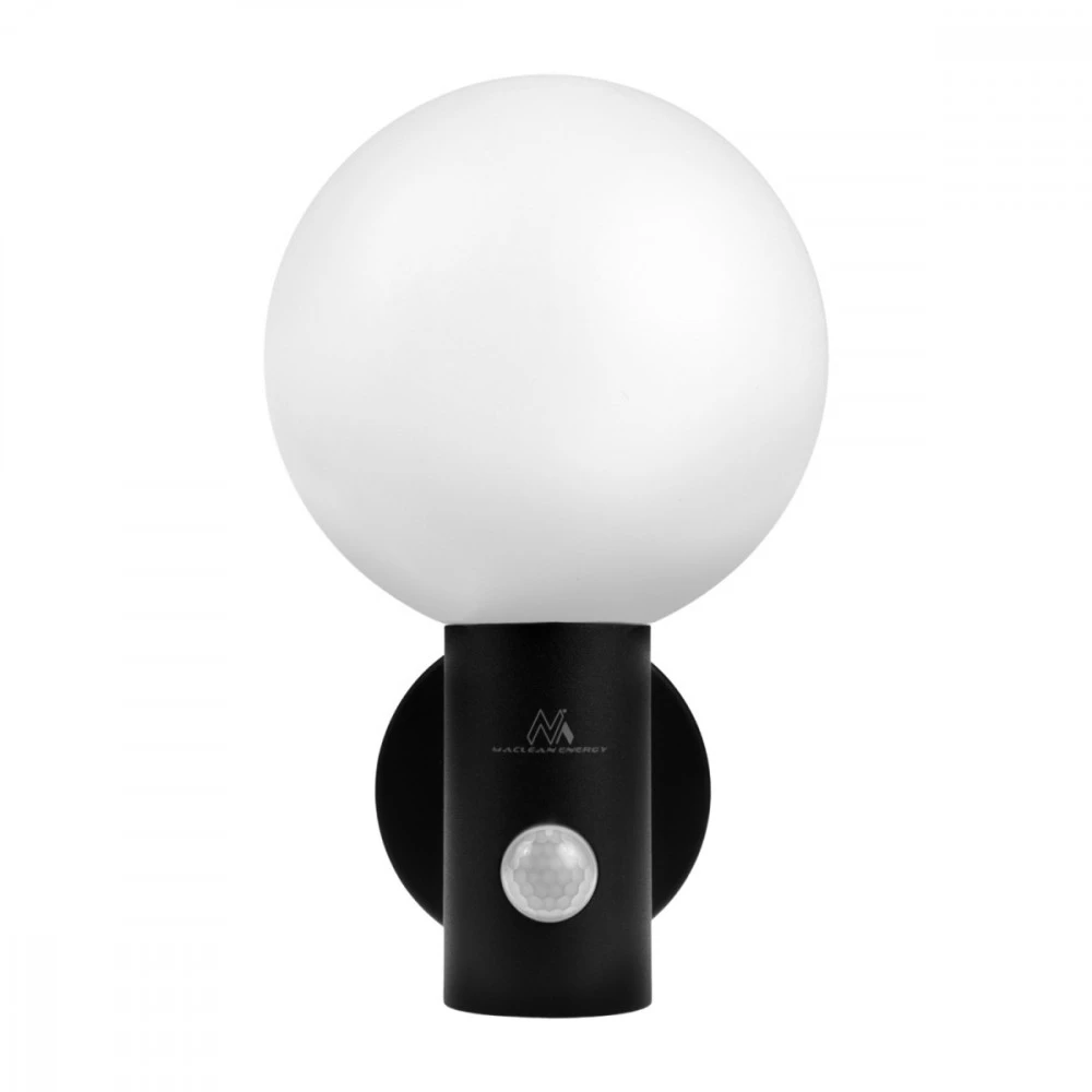 Maclean LED lempa su judesio jutikliu, PIR judesio jutiklis, juoda, 15W, IP65, 1600lm, neutrali balta spalva (4000K) MCE515 B