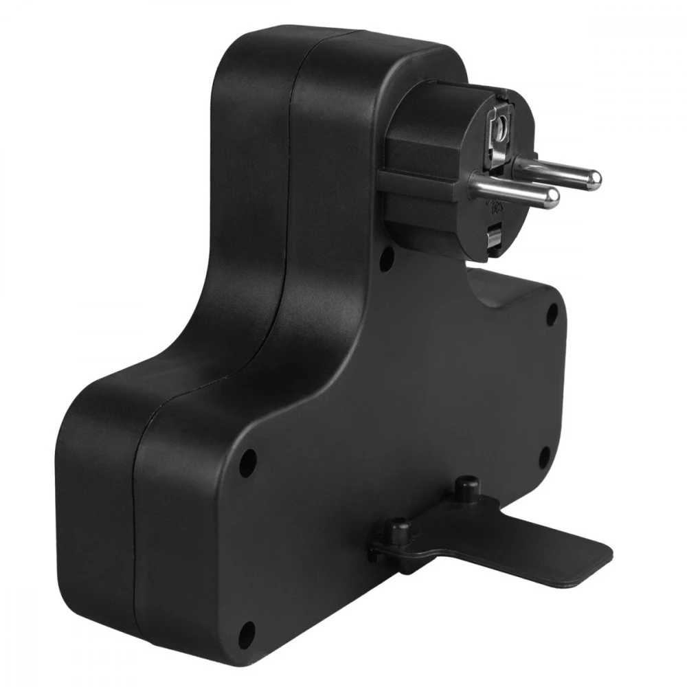 Gniazdko „Maclean“ keturgubas lizdas su jungikliu, stabilizavimo koja, schuko tipo, 2x2,5A, 2x16A, MCE224 G/B