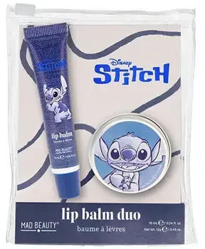 Mad Beauty „Stitch Denim“ lūpų priežiūros dovanų rinkinys