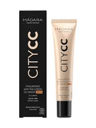 Mádara Madara City Cc Anti-Pollution Hyaluronic CC kremas su Spf15 Tan 40ml