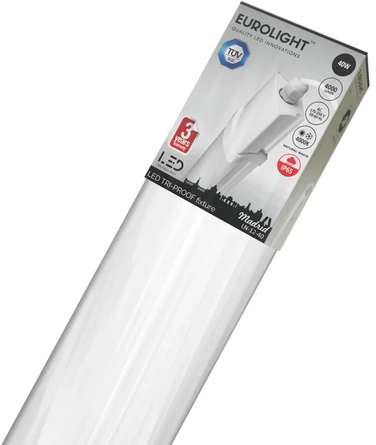 Lubinis šviestuvas Sonoff MADRID šviestuvas 40W 4000Lm 4000K IP65 Eurolight
