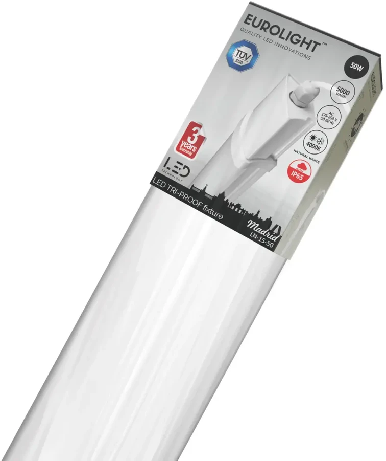 Sonoff MADRID šviestuvas 50W 5000Lm 4000K IP65 Eurolight