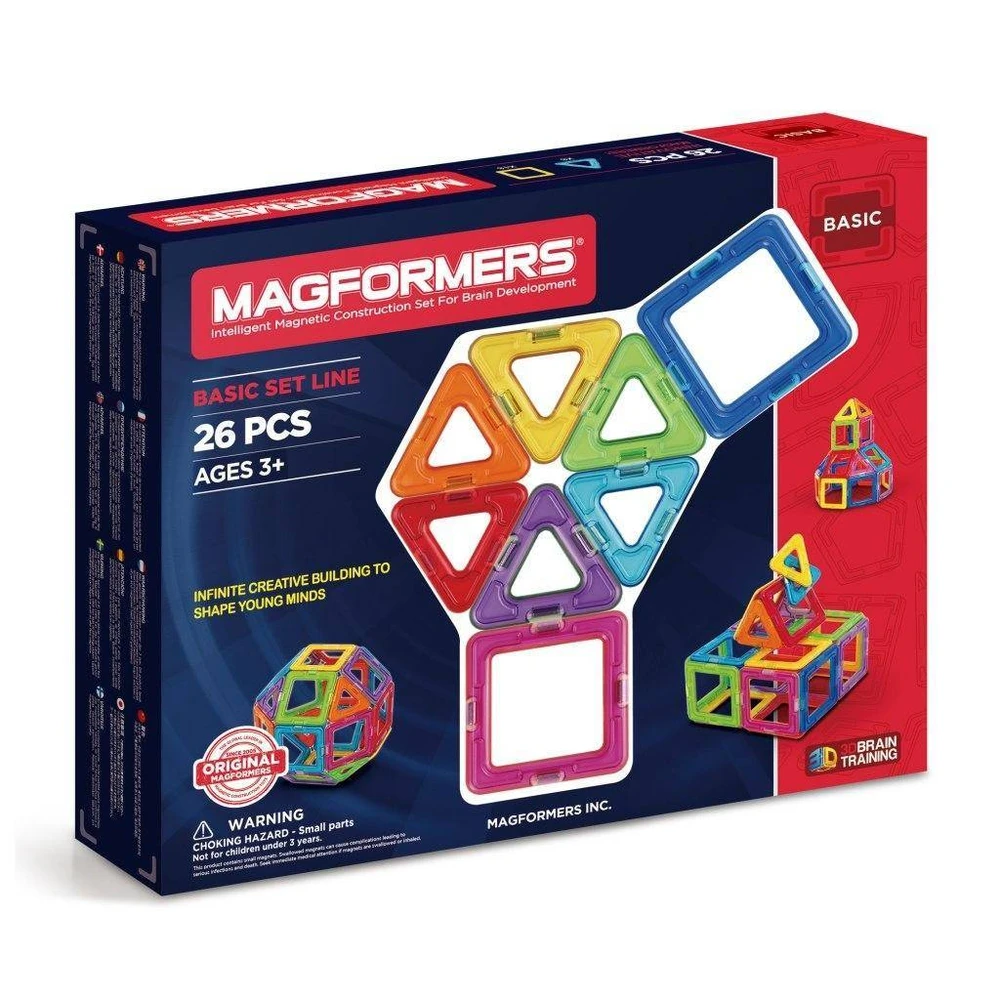 Magnetinis konstruktorius Magformers Rainbow 26 dalių