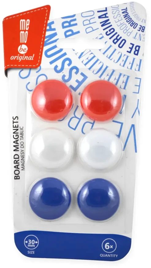 „MemoBe“ magnetai 30 mm skersmens lentoms (6) (MM006-99)