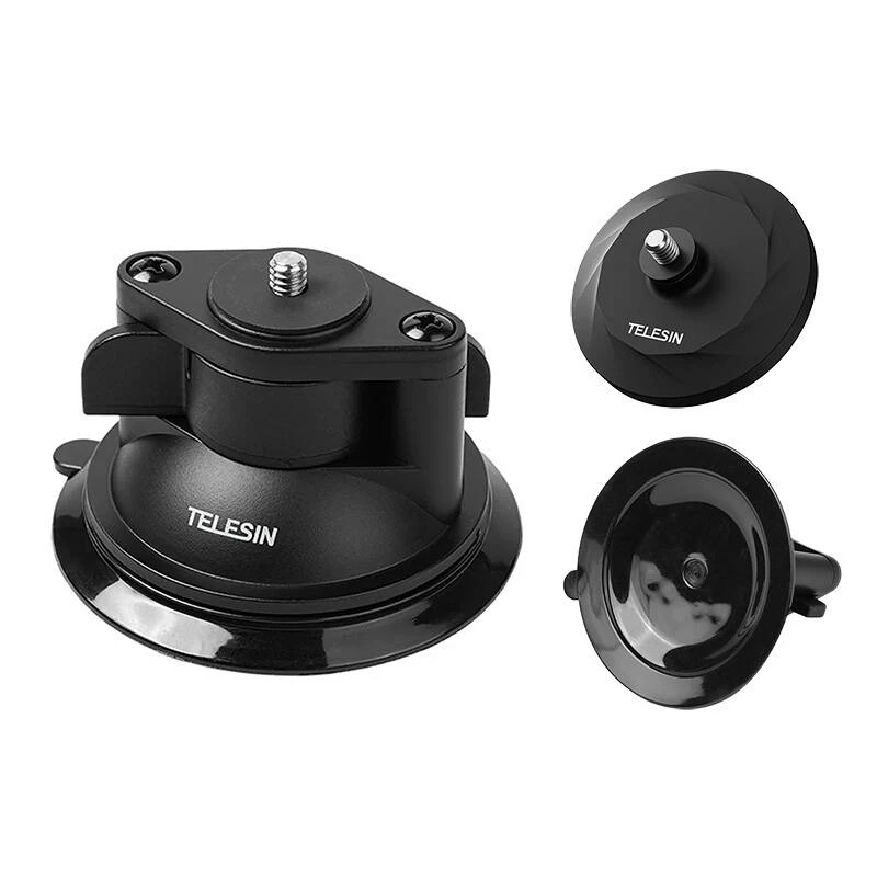 Magnetinio pagrindo ir siurbtuko pagrindo rinkinys TELESIN, skirtas Insta360 GO 3