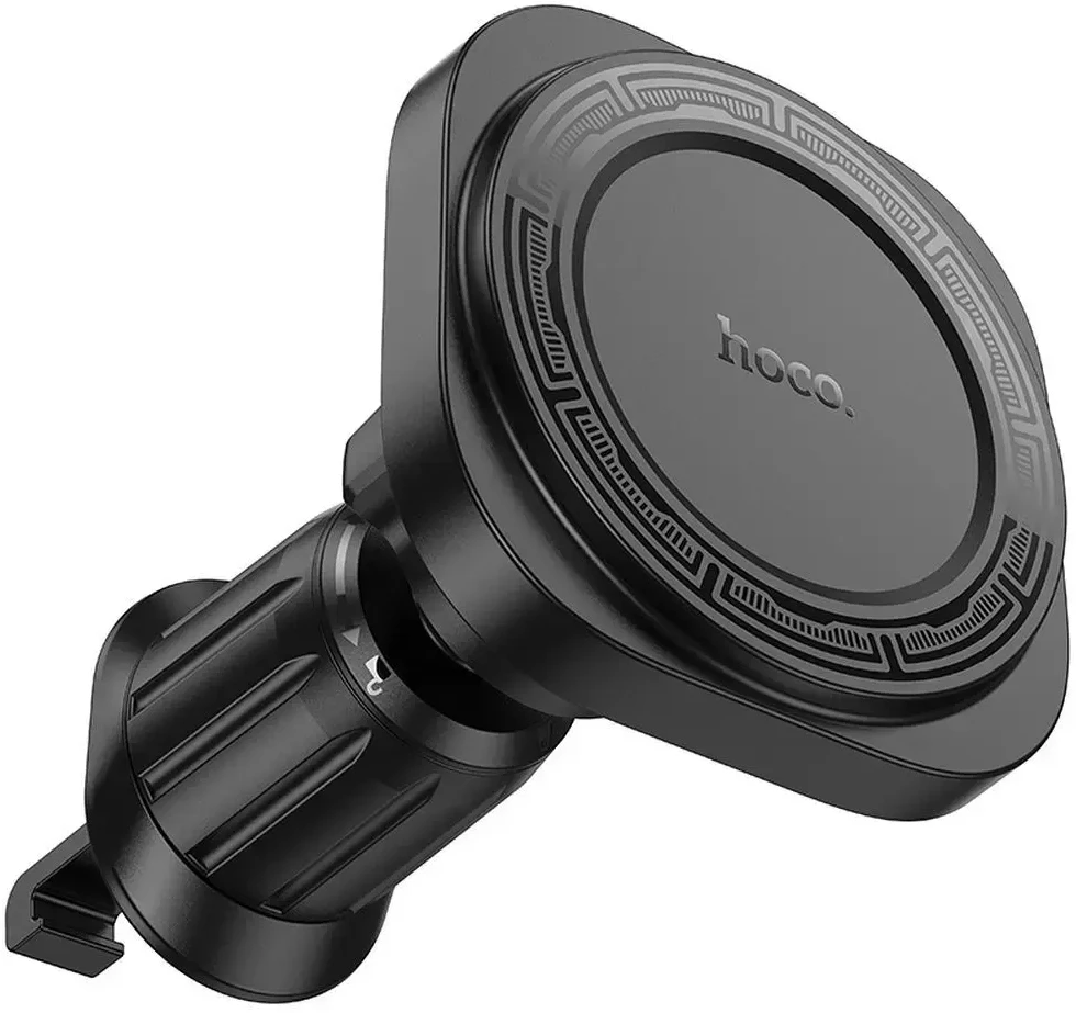 Automobilinis universalus telefono laikiklis Hoco H28 (MagSafe) tvirtinamas ant ventiliacijos grotelių, magnetinis, juodas