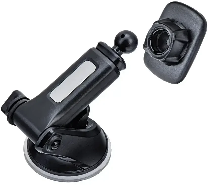 Automobilinis universalus telefono laikiklis Forcell (H-CT327) tvirtinamas ant stiklo, magnetinis juodas