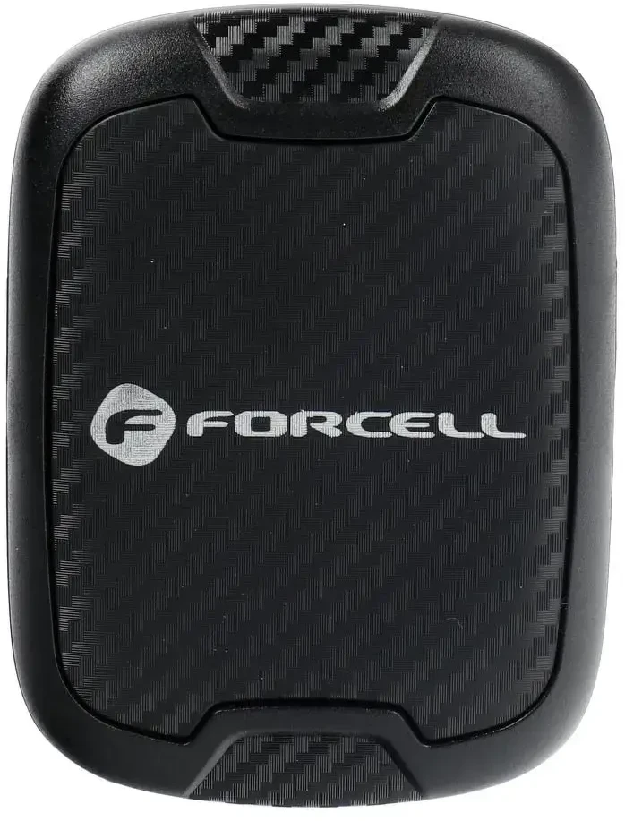 Automobilinis universalus telefono laikiklis Forcell (H-CT325) tvirtinamas ant ventiliacijos grotelių, magnetinis, juodas