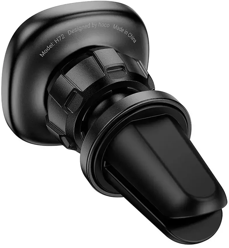 Magnetic car phone holder Hoco air vent H72 juodas and pilka
