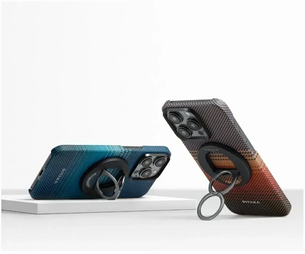 Magnetinis laikiklis PITAKA MagEZ Grip 3 MagSafe telefono saulėlydžiui