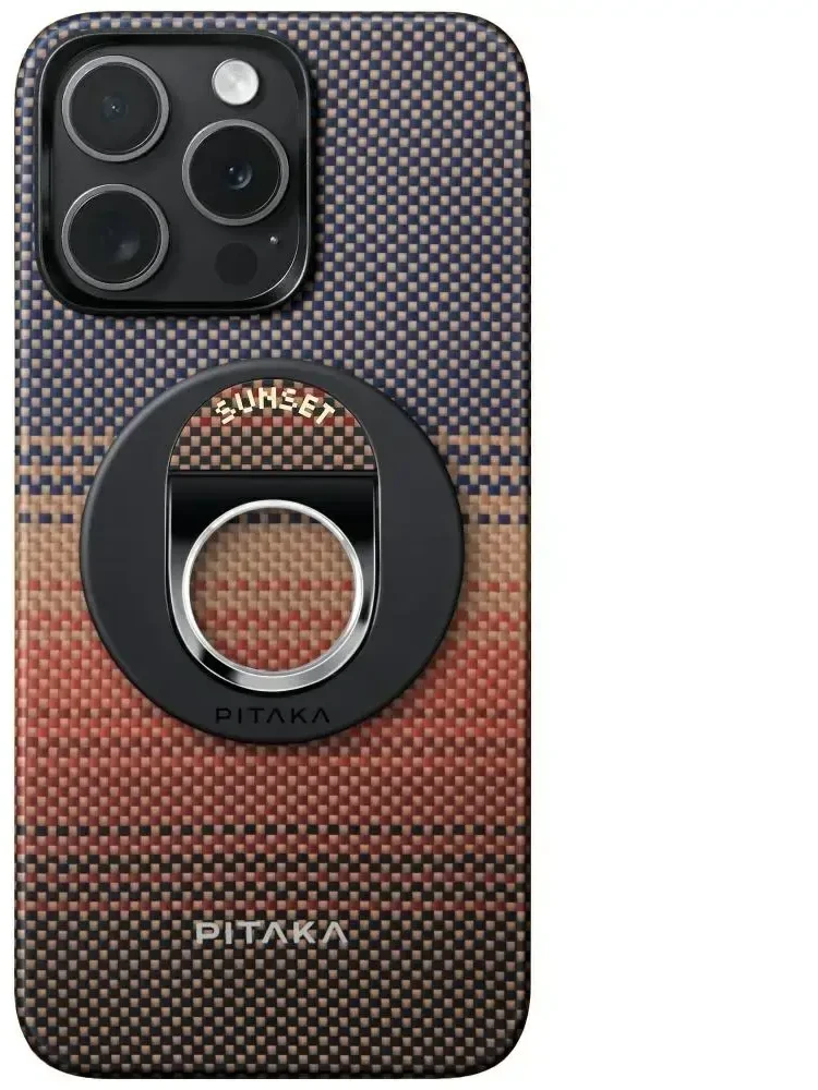 Magnetinis laikiklis PITAKA MagEZ Grip 3 MagSafe telefono saulėlydžiui