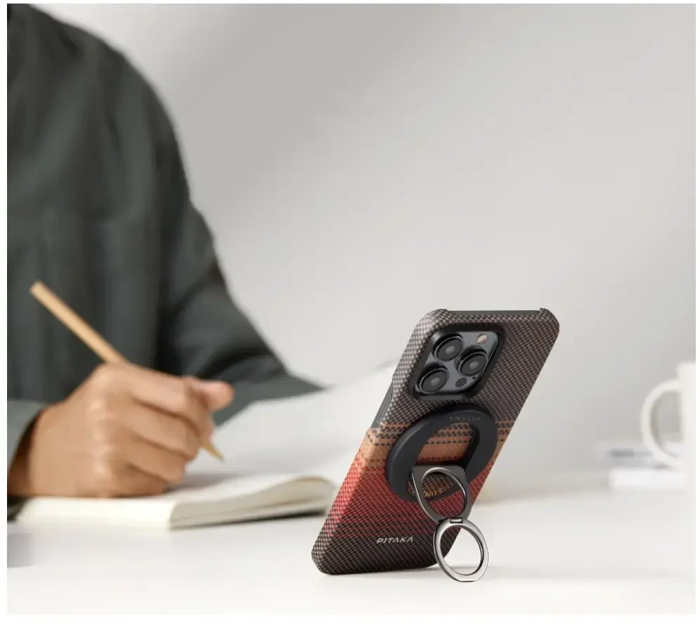 Magnetinis laikiklis PITAKA MagEZ Grip 3 MagSafe telefono saulėlydžiui