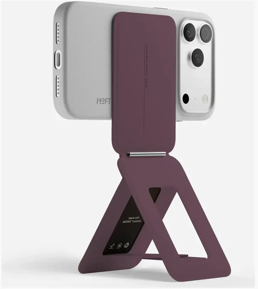 Magnetyczny portfel i stojak na telefon Moft Snap-on Invisible Movas Tripod MagSafe blackberry