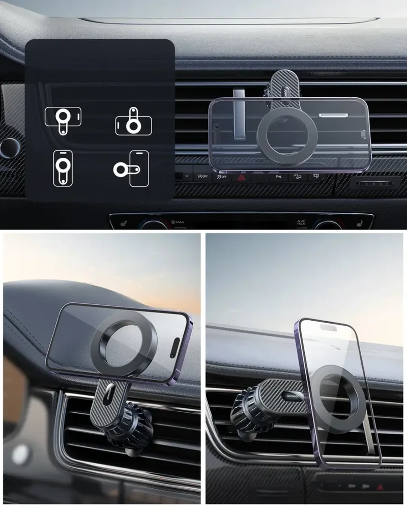 Magnetinis orlaidės automobilio laikiklis Joyroom JR-ZS355 (juodas)