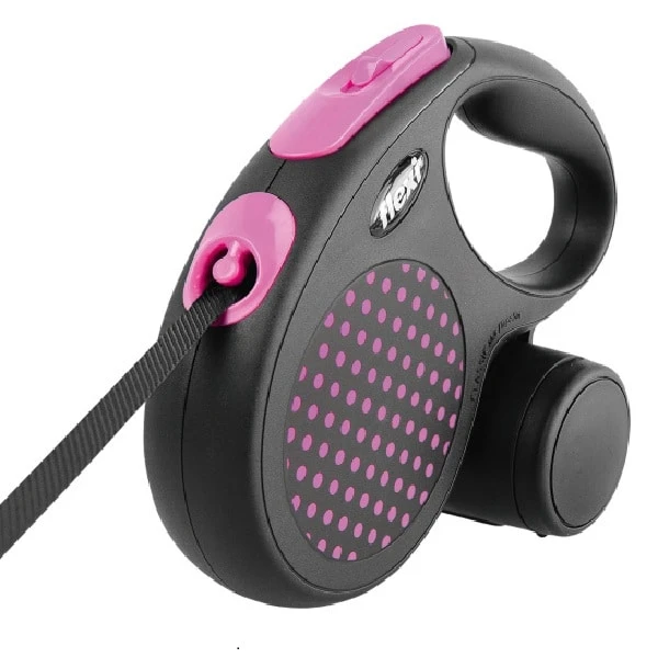 Flexi Multi Box dėžutė skanėstams arba maišeliams juodos spalvos tinkanti Vario, New Comfort, New Classic, Design ir Neon S, M ir L pavadėliams