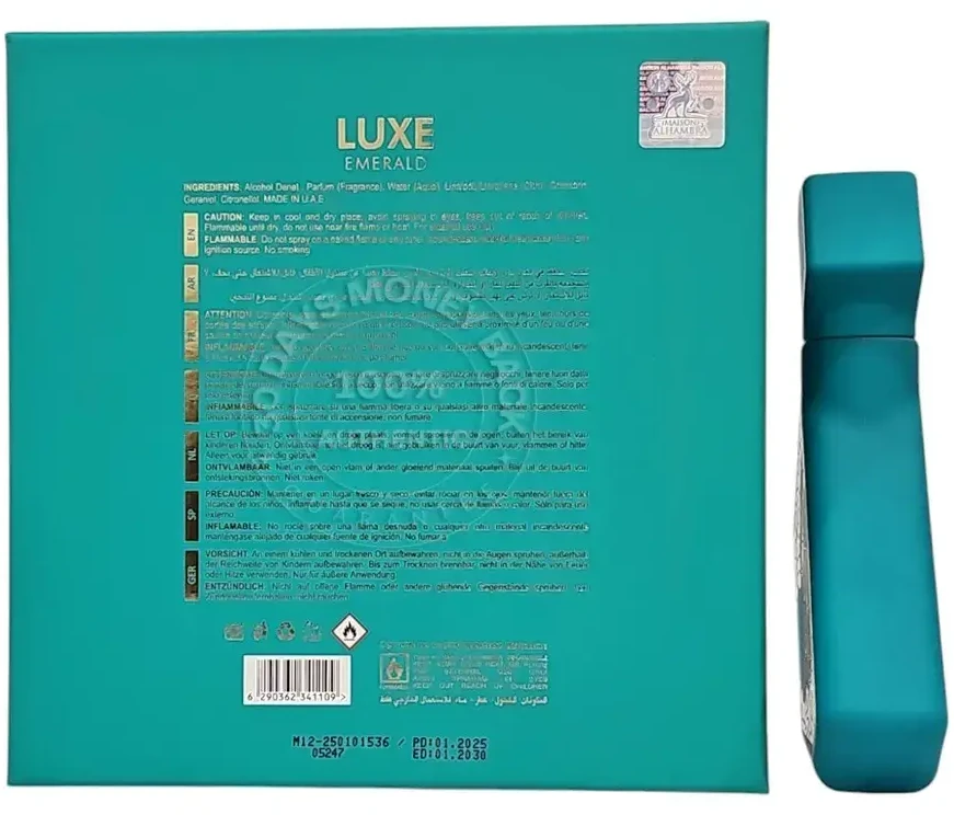 Maison Alhambra Luxe Emerald EDP parfumuotas vanduo unisex, 100 ml