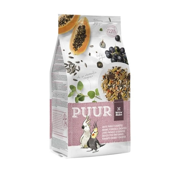 Witte Molen Puur Large Parakeets 750g