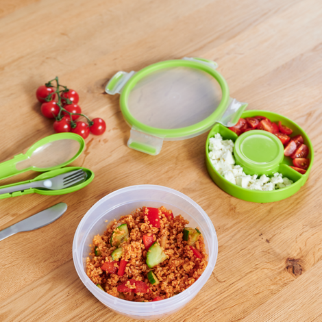 Tefal K31001 pietų dėžutė Talpykla pietums Žalia, Permatomas 1 L