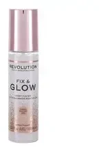 Makeup Revolution London Fix & Glow Dewy Finish Make - Up Fixator moterims, 100 ml