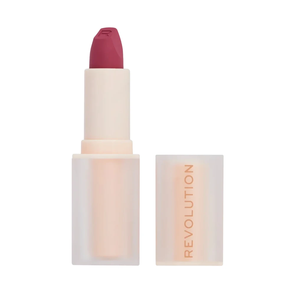 „Makeup Revolution Lasting Kiss Kreminis“ lūpų dažai „Berry Boss“ 3,2 g