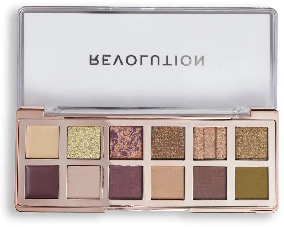 „Makeup Revolution The Eternal Icon Žalias“ akių šešėlių paletė, 12 atspalvių, 8 g