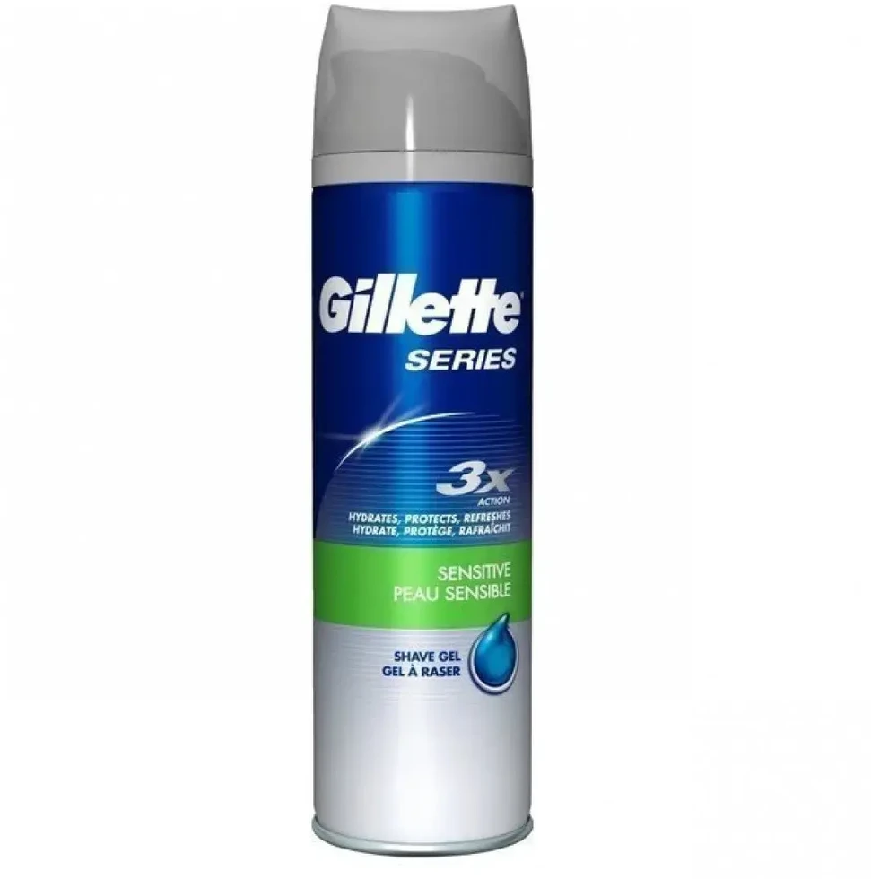 Gillete Skutimosi gelis GILLETTE Series Sensitive, 200 ml