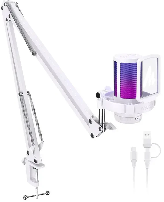 Maono „Vision DGM20S“ mikrofonas (baltas)