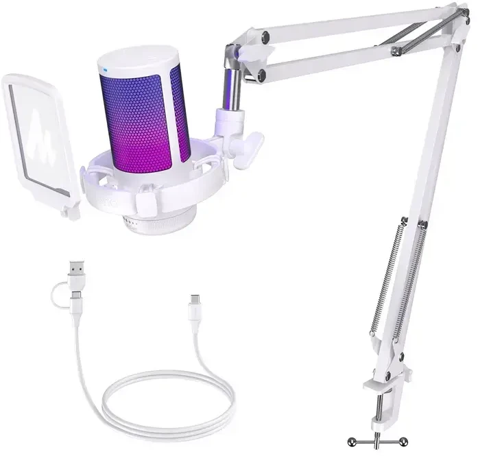 Maono „Vision DGM20S“ mikrofonas (baltas)