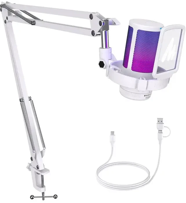 Maono „Vision DGM20S“ mikrofonas (baltas)